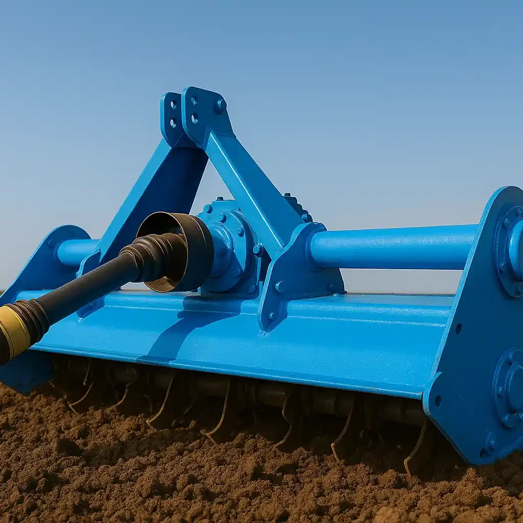 भारत में 2025 के टॉप रोटावेटर मॉडलों की तस्वीरें, जिनमें Mahindra, Shaktiman, Fieldking और John Deere जैसे ब्रांड शामिल हैं, साथ ही कीमत और सब्सिडी की जानकारी।