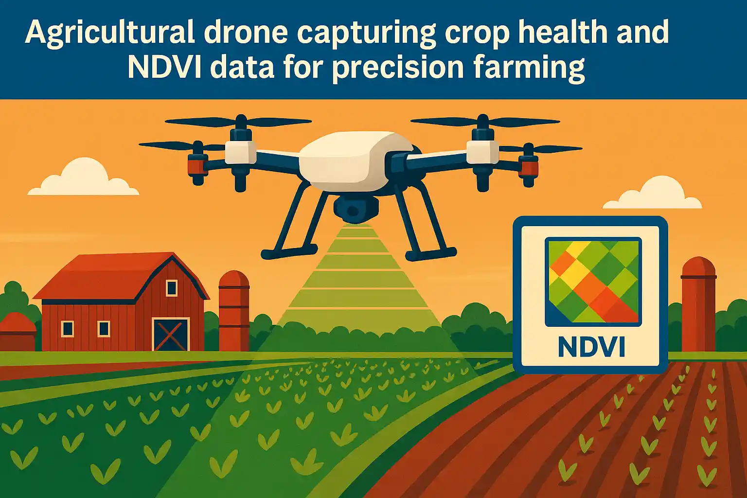 Drones in Modern Agriculture – Precision Farming & NDVI Mapping